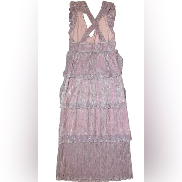 Saylor x BHLDN Wallis Deep V Midi Dress Size Small NWT - Picture 11 of 13